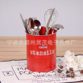 Printed letters chopsticks barrel kitchen storage bucket